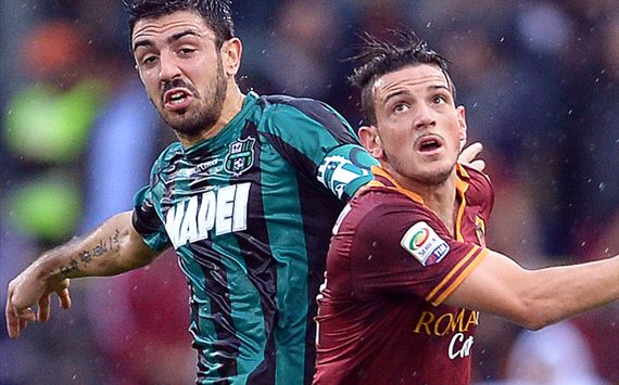 Magnanelli Florenzi Roma Sassuolo Serie A