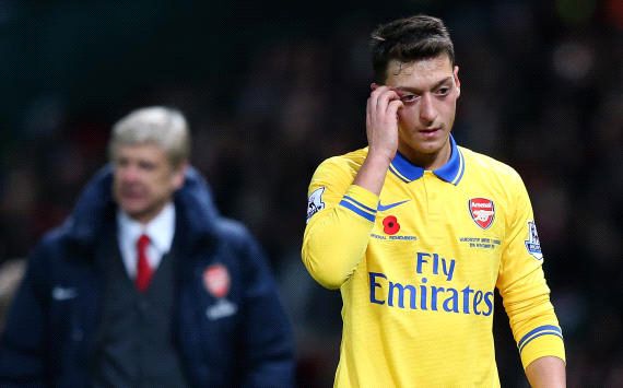 Mesut Ozil, Arsenal FC vs Manchester United, 111013