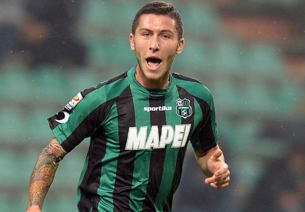 Luca Marrone, salah satu dari dua gelandang Sassuolo yang gemilang akhir pekan lalu.