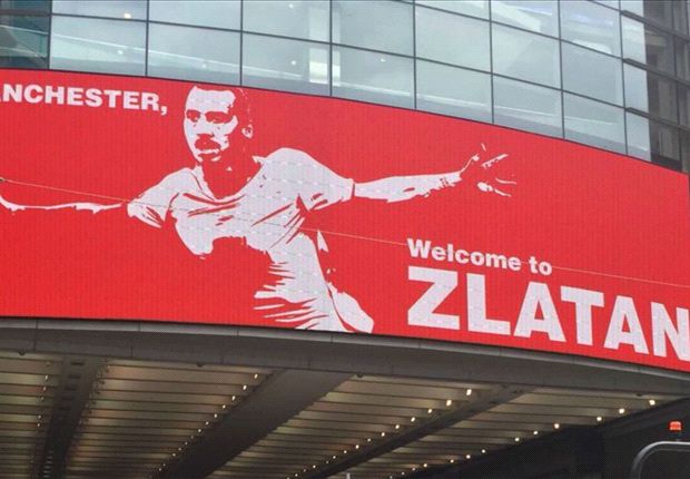 Manchester City trolled with 'Welcome to Zlatan' banner in city centre