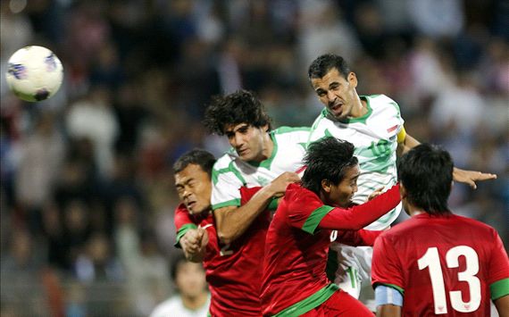 Iraq Vs Indonesia during their 2015 Asian Cup group C qualifying