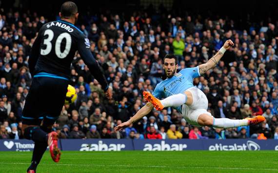 Alvaro Negredo Manchester City Tottenham Hotspur EPL