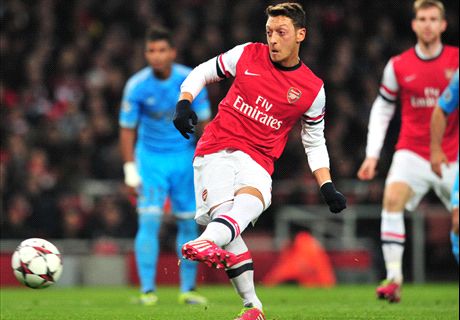 Arsenal consider resting Ozil, Wilshere & Gibbs