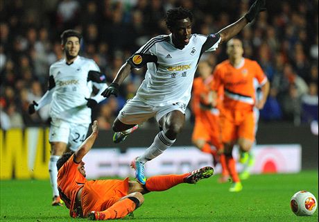 Bony travels in Swansea striker boost