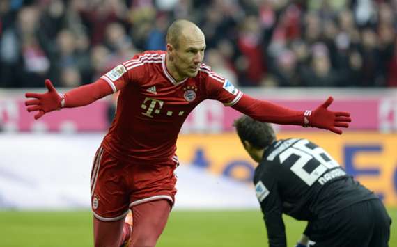 Bayern Munich forward Arjen Robben