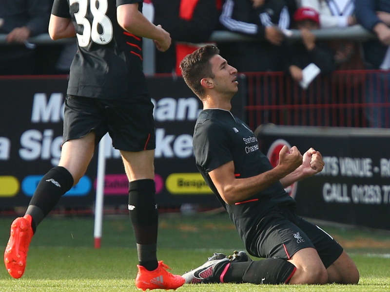 Debut goal a big moment for Grujic, says Liverpool boss Klopp