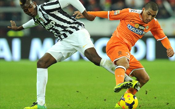 Pogba Allan Juventus Udinese Serie A