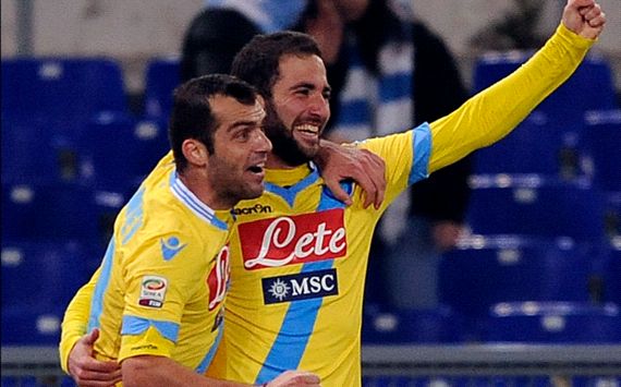 Pandev Higuain Lazio Napoli Serie A
