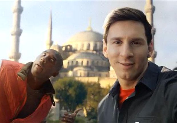 VIDEO: Watch Messi take on Kobe Bryant