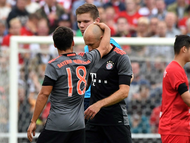 Robben out for six weeks with groin injury