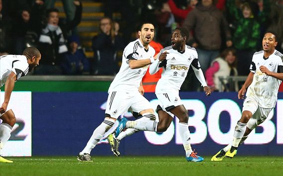 Nathan Dyer Swansea City v Newcastle United - English Premier League 12042013