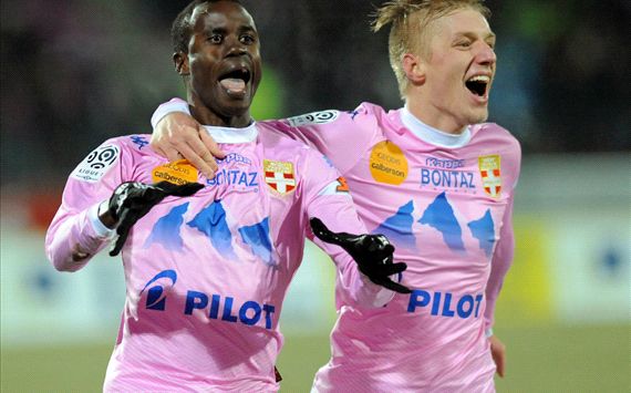 Modou Sougou Daniel Wass Evian Paris SG Ligue 1 12042013