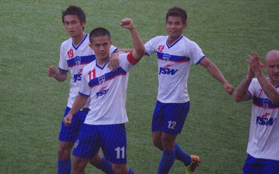 Sunil Chhetri Churchill Brothers SC vs Bengaluru FC I-League