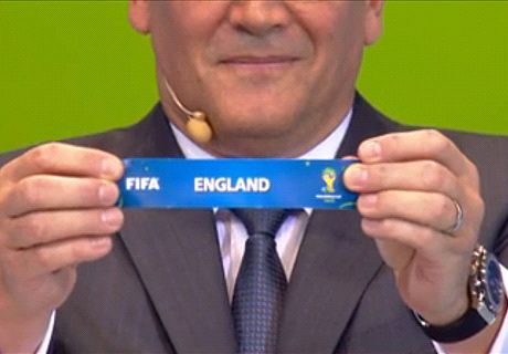 Bốc thăm World Cup 2014: ĐT Anh rơi vào bảng tử thần