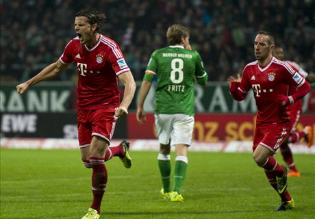 Bayern da record: 7-0 al Werder Brema