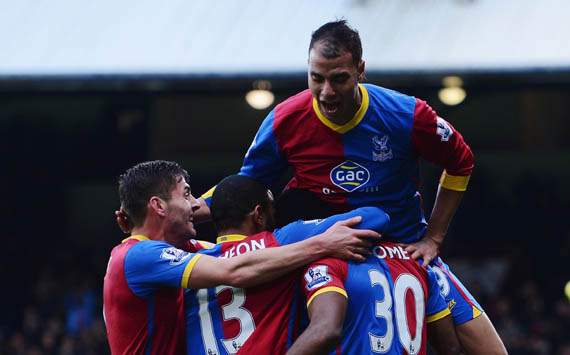 Cameron Jerome (30) Crystal Palace v Cardiff City - Premier League 12072013