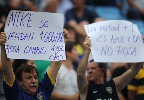 Duras críticas de los aficionados a la camiseta rosa de Boca Juniors