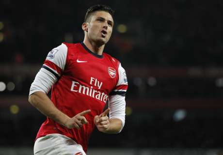 Giroud comfortable with Arsenal rotation policy