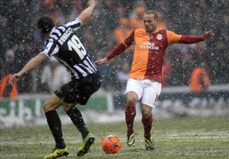 Einzelkritik Galatasaray 1:0 Juventus Turin - Sneijder stark, Llorente versinkt im Schlamm