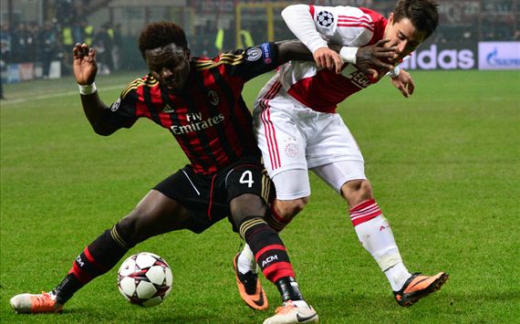 Sulley Muntari Bojan Krkic Milan Ajax 12112013