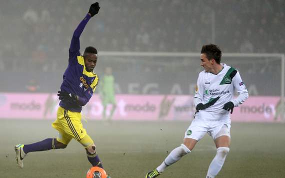 Roland Lamah Sebastien Wuethrich Sankt-Gallen Swansea Europa League 12122014