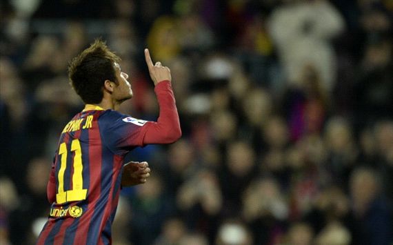 Neymar Barcelona Villarreal La Liga 12142013