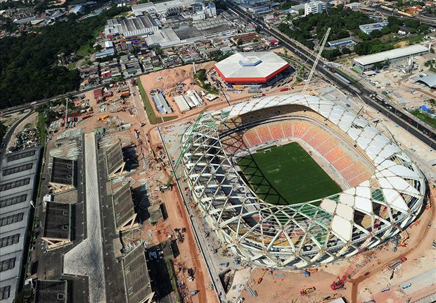 World Cup stadium accident leaves worker in intensive care