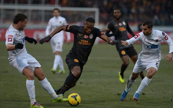 DIDIER DROGBA GENCLERBIRLIGI GALATASARAY SUPER LIG TURKEY 15122013