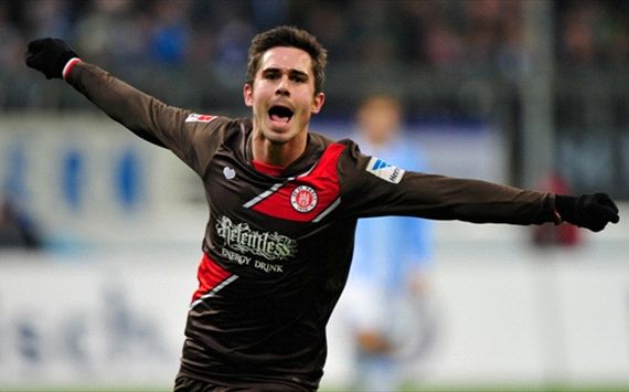 Fin Bartels 1860 München St. Pauli Bundesliga 2nd division 12162013