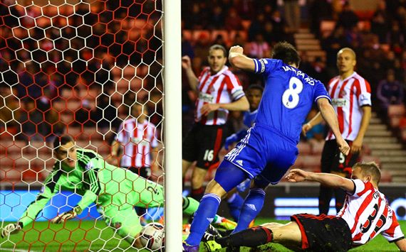 Frank Lampard Sunderland v Chelsea - Capital One Cup Quarter-Final