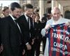San Lorenzo le ofreció el trofeo de campeón al Papa