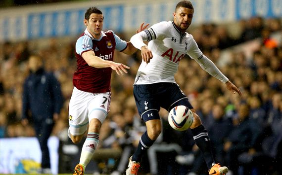 Kyle Walker Tottenham Hotspur v West Ham United - Capital One Cup Quarter-Final