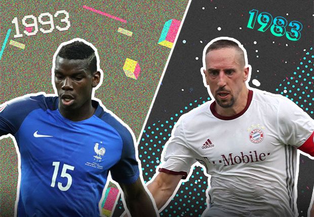 Yearbook Battle: Pogba's Class of 1993 v Ribery's Class of 1983