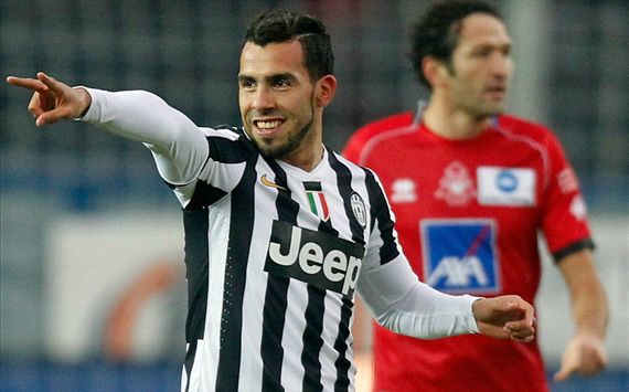 Carlos Tevez Atalanta Juventus Serie A 12222013