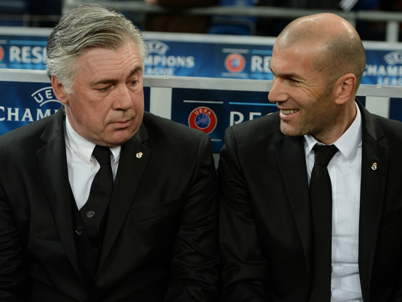 Ancelotti: Zidane has charisma to manage Madrid