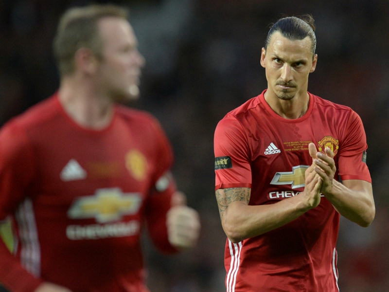 TEAM NEWS: Rooney & Zlatan start in strong United side to face West Ham