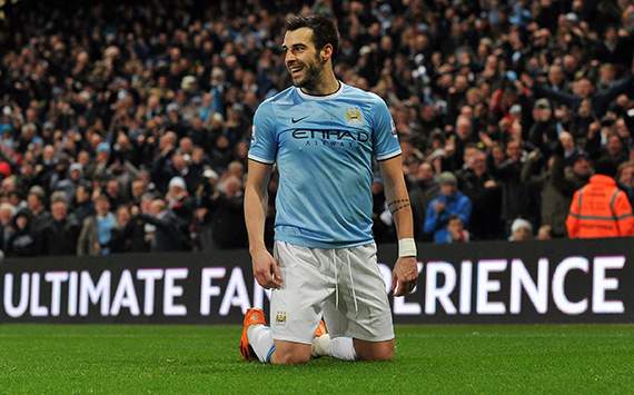 Alvaro Negredo Manchester City vs Liverpool English Premier League 12262013