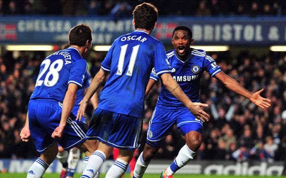Samuel Eto'o Liverpool Chelsea Premier League 12292014