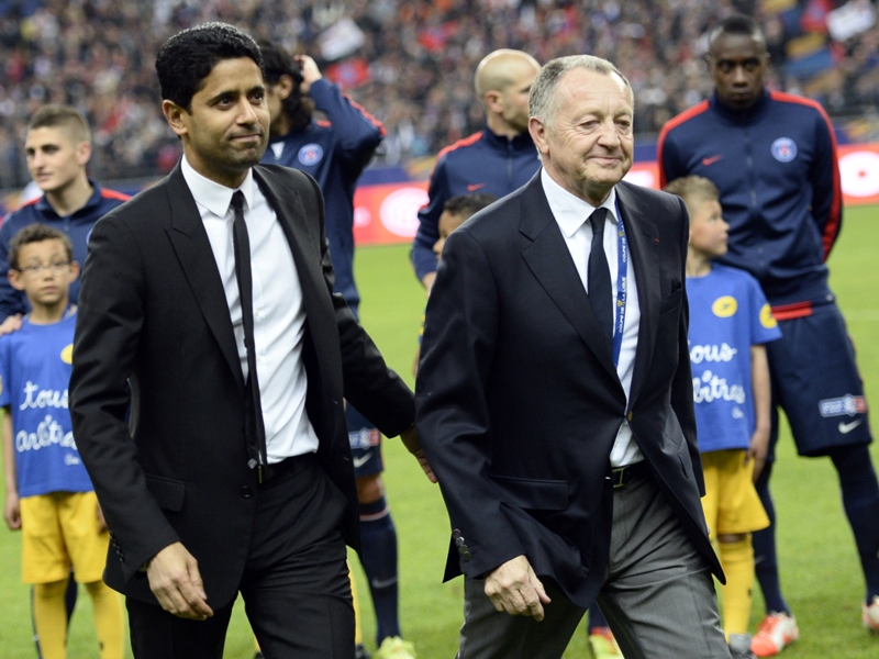 Le PSG, cible favorite de Jean-Michel Aulas