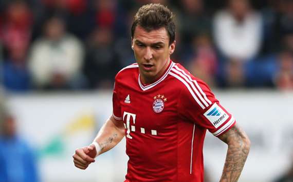 Bayern Munich striker Mario Mandzukic