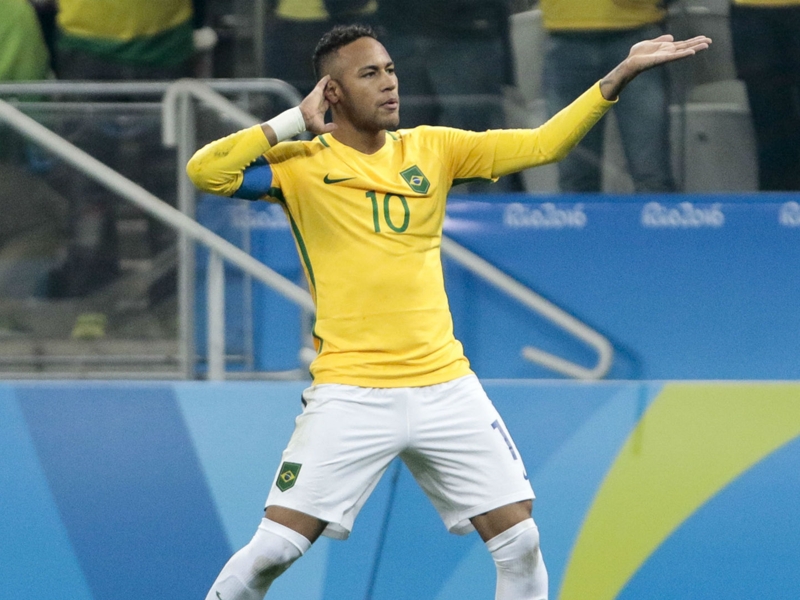 Neymar breaks Olympic world record