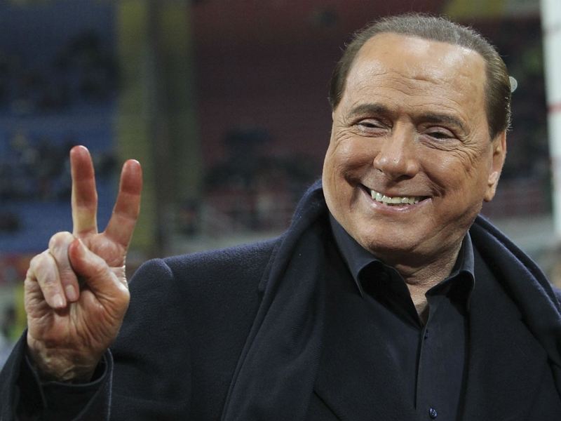 Berlusconi puts himself in same realm as Bernabeu