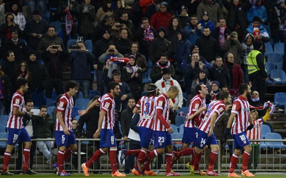 Atletico Madrid celebrate