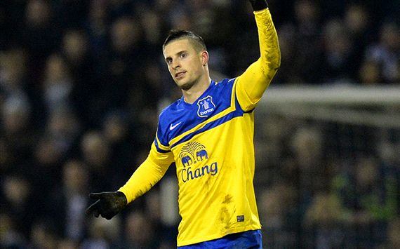 Kevin Mirallas West Bromwich Albion v Everton - English Premier League 01202014