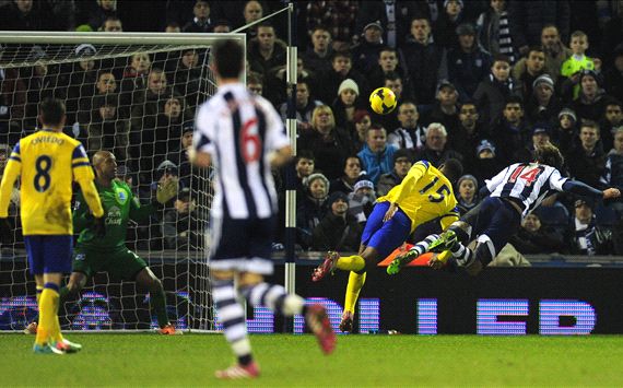 Diego Lugano West Bromwich Albion v Everton - English Premier League 01202014