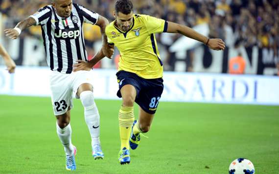 Arturo Vidal and Antonio Candreva