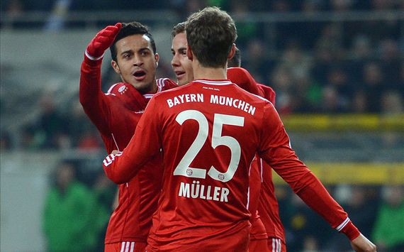 Mario Götze, FC Bayern München Borussia Mönchengladbach Bundesliga 01242014