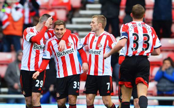 Charis Mavrias Sunderland v Kidderminster Harriers - FA Cup 01252014