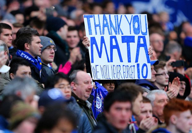 عکس: پیغام هواداران چلسی برای ماتا؛ هیچ وقت فراموشت نمی کنیم