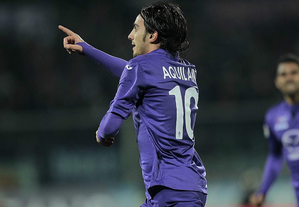 ALBERTO AQUILANI FIORENTINA GENOA SERIE A 26012014